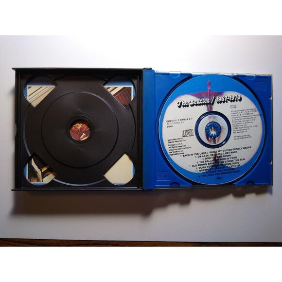 The Beatles 1967-1970 CD Two Disc Original FAT Box John Lennon George Harrison - Picture 3 of 4